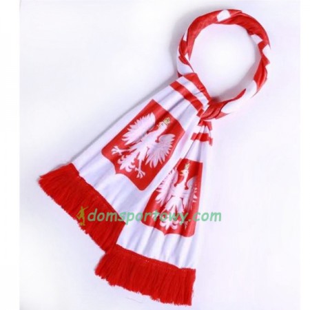 Polska Mistrzostwa Świata 2018 Szalik Biały Czerwony